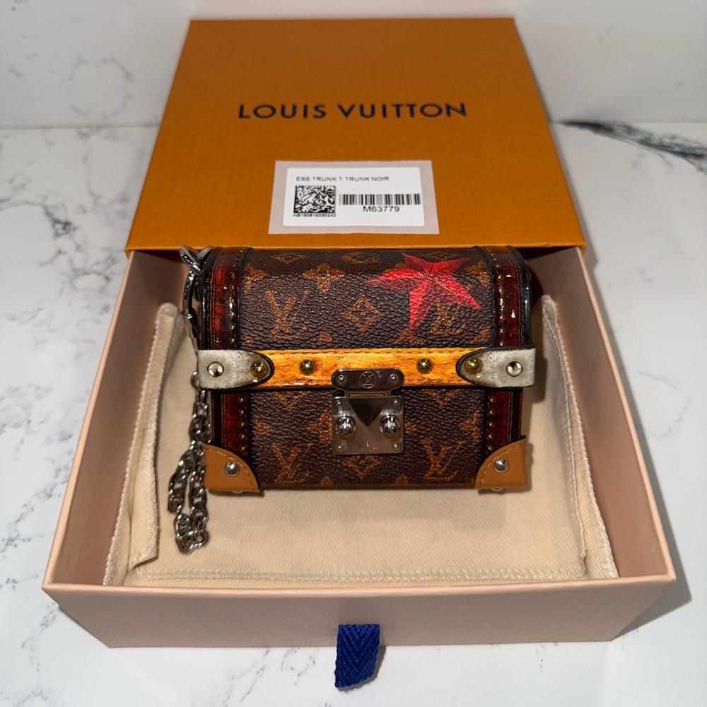 Louis Vuitton Essentials Trunk Noir Mini Bag/Charm